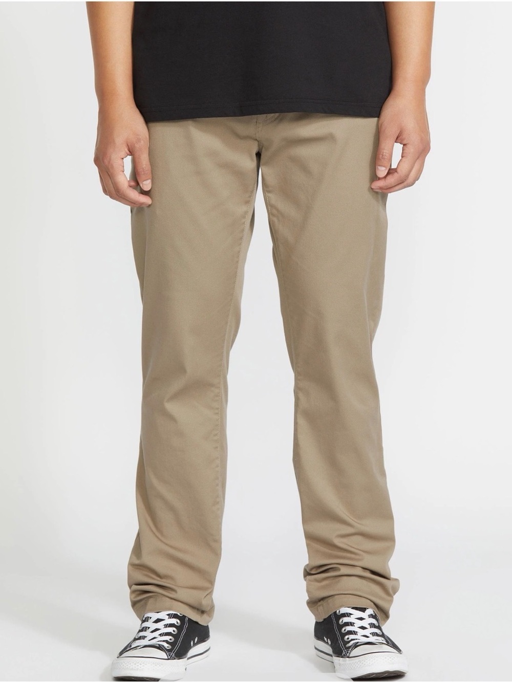 Volcom Frickin Modern Stretch Chino Pants - Khaki- 33x30